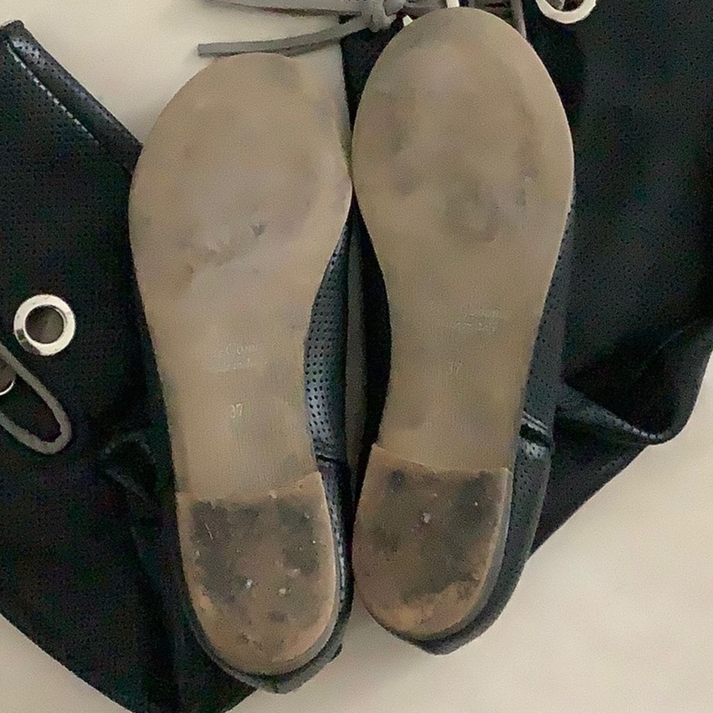 Leather black boots vintage - Picture 2 of 7